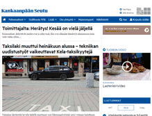 Tablet Screenshot of kankaanpaanseutu.fi